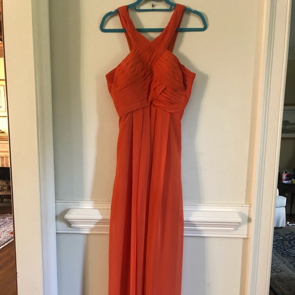 Prom Dress; Orange; Size 8 - Picture 1 of 5